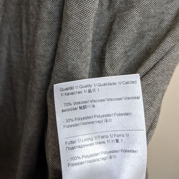 Escada V-Neck Sleeveless Knit Sheath Cactus Dress - Picture 12 of 16